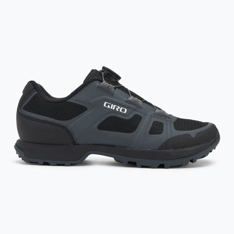 Încălțăminte de ciclism MTB pentru bărbați Giro Gauge Boa dark shadow/black 2
