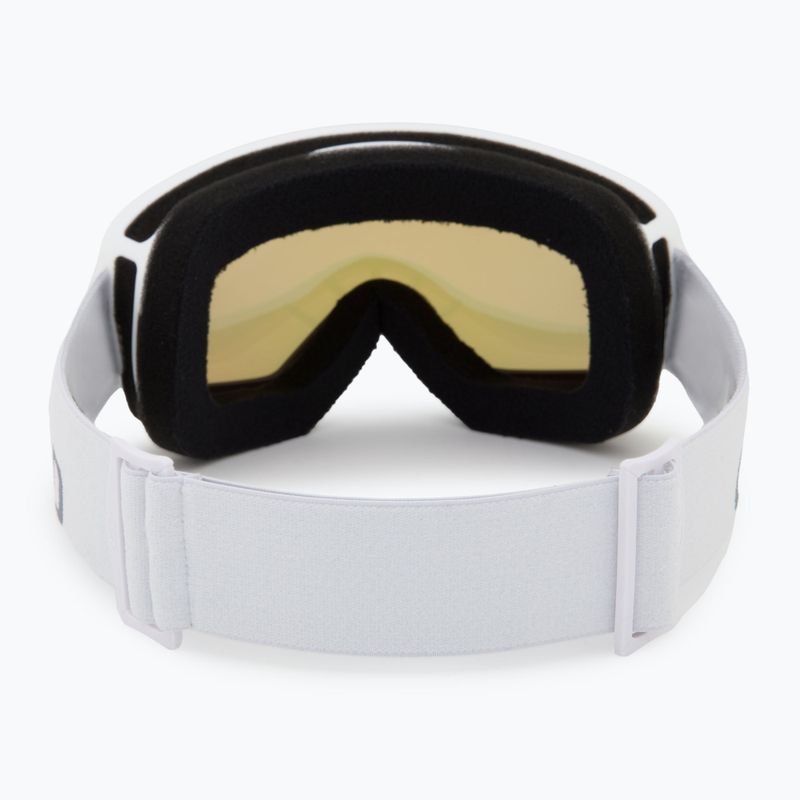 Ochelari de schi pentru copii Giro Stomp white wordmark/ amber pink 3