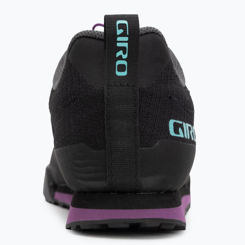 Încălțăminte de ciclism pe platformă pentru femei Giro Tracker Fastlace black/throwback purple 6