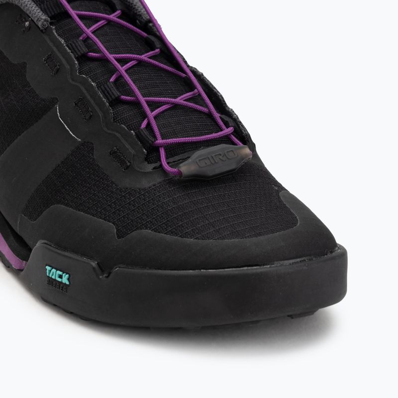Încălțăminte de ciclism pe platformă pentru femei Giro Tracker Fastlace black/throwback purple 7
