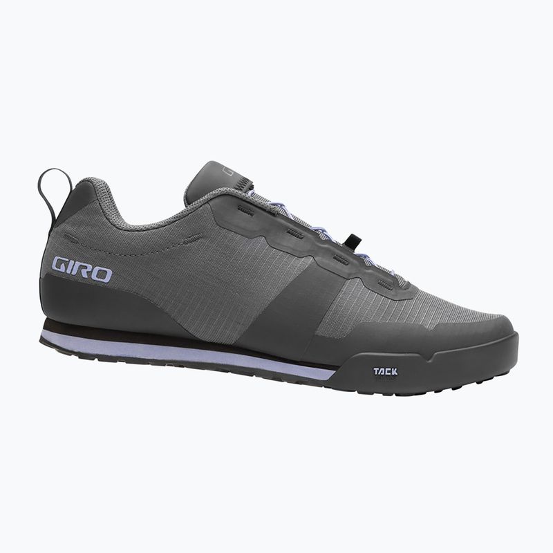 Încălțăminte de ciclism cu platformă pentru femei Giro Tracker Fastlace dark shadow/lavender grey 2