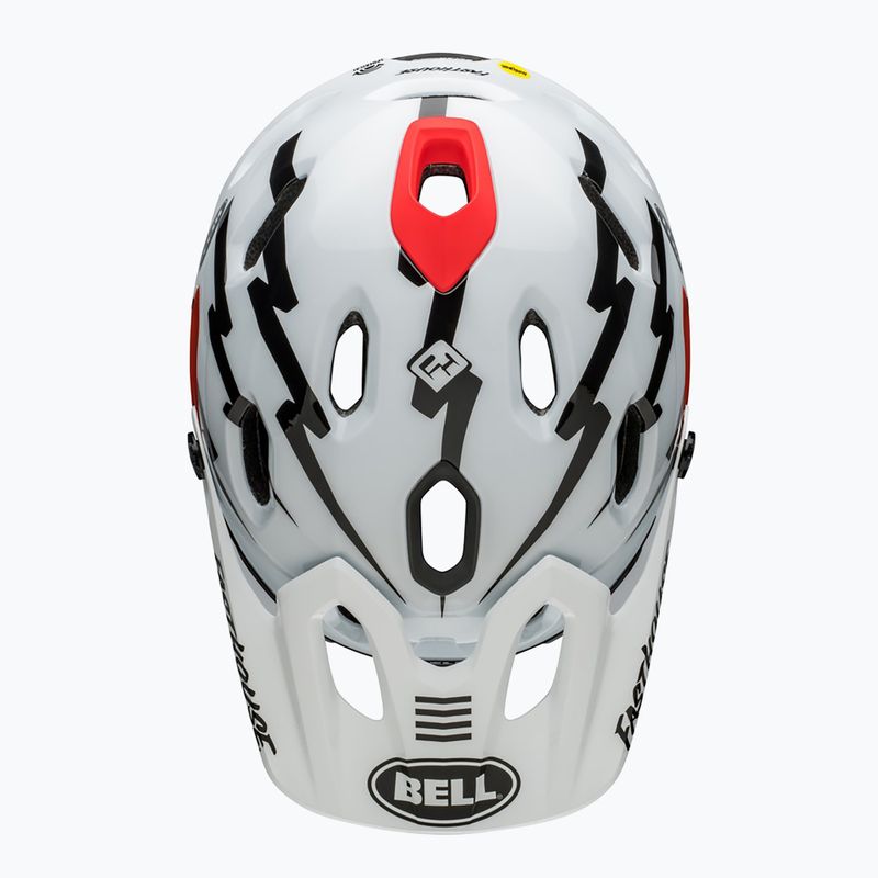 Cască de ciclism Bell FF Super DH MIPS Spherical fasthouse matte gloss black/white 6
