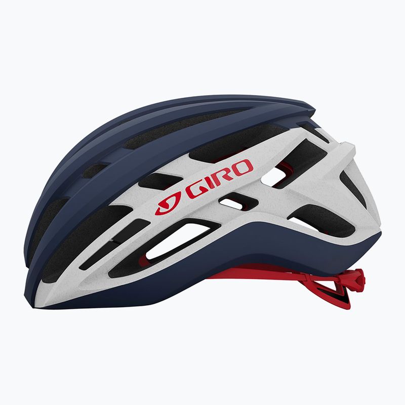 Cască de bicicletă Giro Agilis Integrated MIPS matte midnight white/red 2