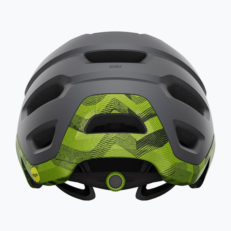 Cască de bicicletă Giro Source Integrated MIPS matte metallic black/ano lime 3