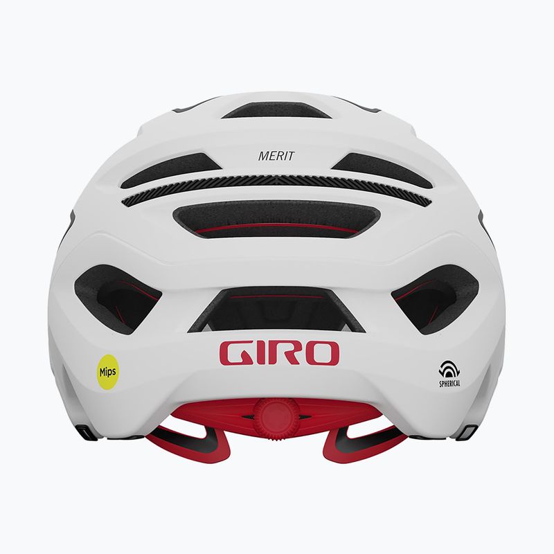 Cască de bicicletă Giro Merit Spherical MIPS matte white/black 4
