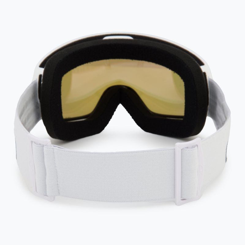 Ochelari de schi Giro Cruz white wordmark/ amber pink