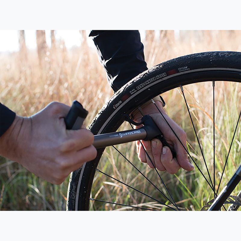 Pompă de bicicletă Blackburn Airstick Anyvalve HV 160psi dark grey 3