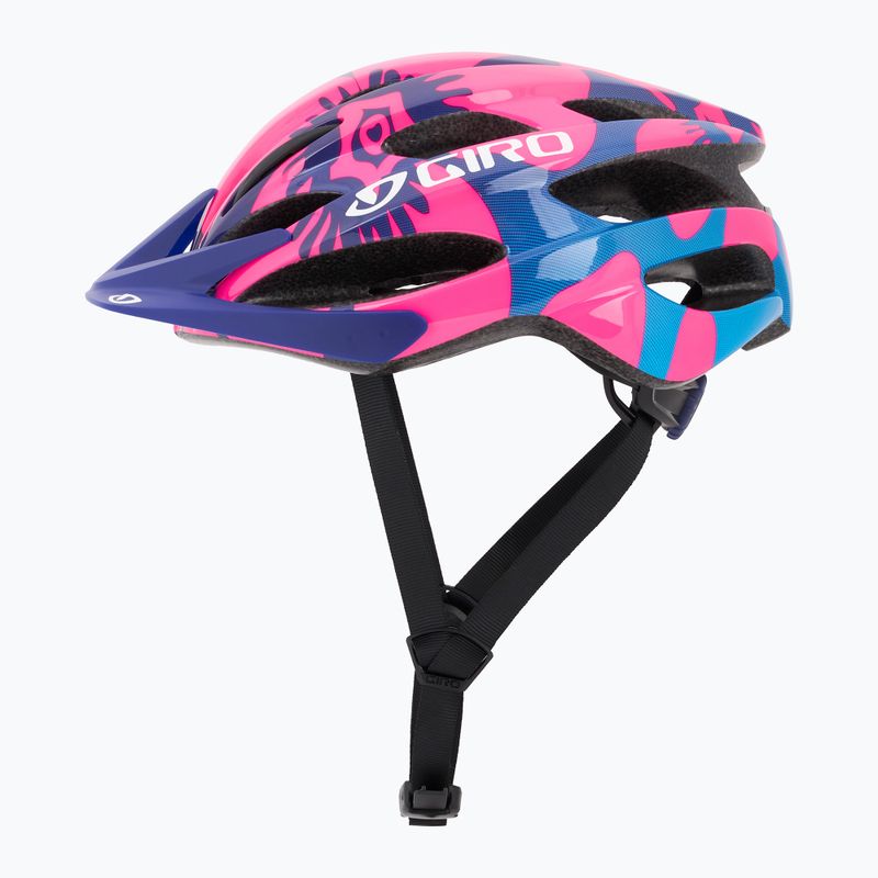 Cască de bicicletă pentru copii Giro Raze berry blue flowers 3