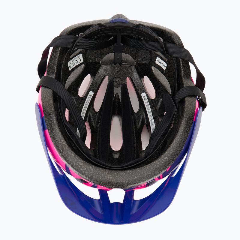 Cască de bicicletă pentru copii Giro Raze berry blue flowers 5