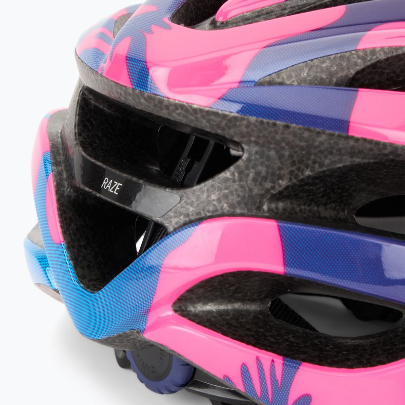 Cască de bicicletă pentru copii Giro Raze berry blue flowers 8