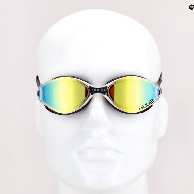 Ochelari de înot HUUB Altair negru și argintiu A2-ALGB 8