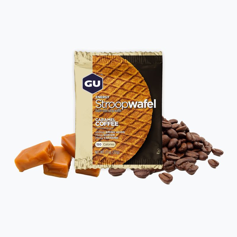 Gustare GU Energy Stroopwaffle 32 g caramel coffee 2