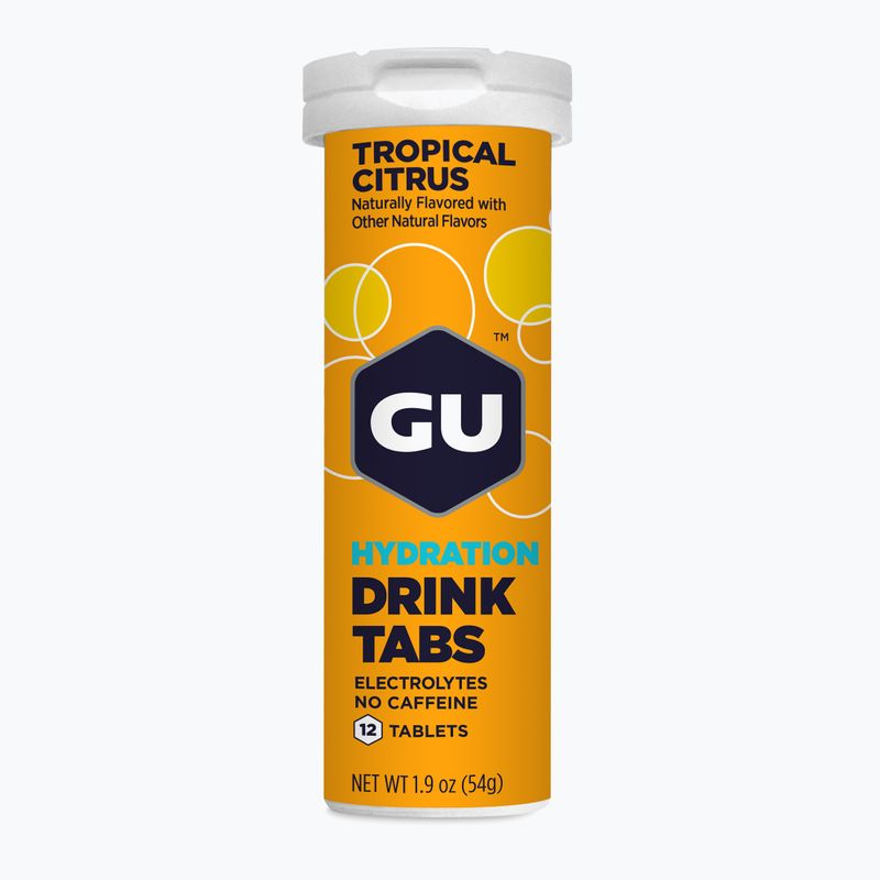 Tablete de hidratare GU Hydration Drink Tabs tropical/citrus 12 tablete