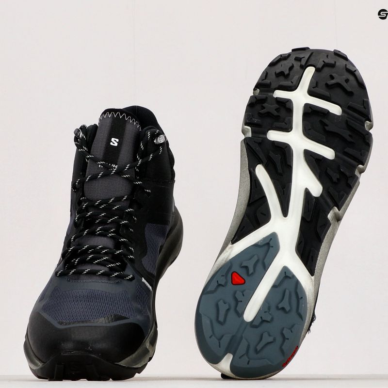 Încălțăminte de trekking pentru bărbați Salomon Predict Hike Mid GTX neagră L41460900 17