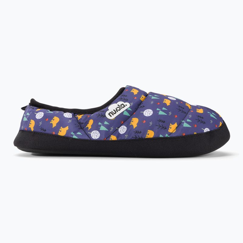 Papuci de iarnă pentru copii Nuvola Classic Printed teddy blue 2