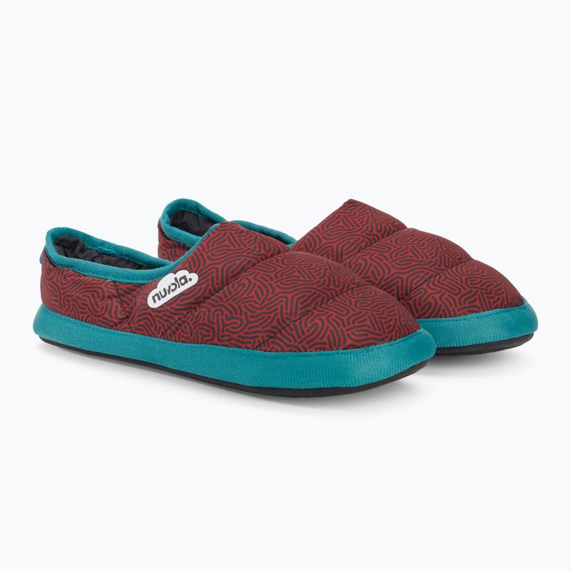 Papuci de iarnă Nuvola Classic Printed noodle red