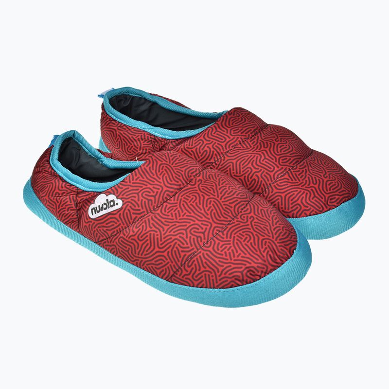 Papuci de iarnă Nuvola Classic Printed noodle red