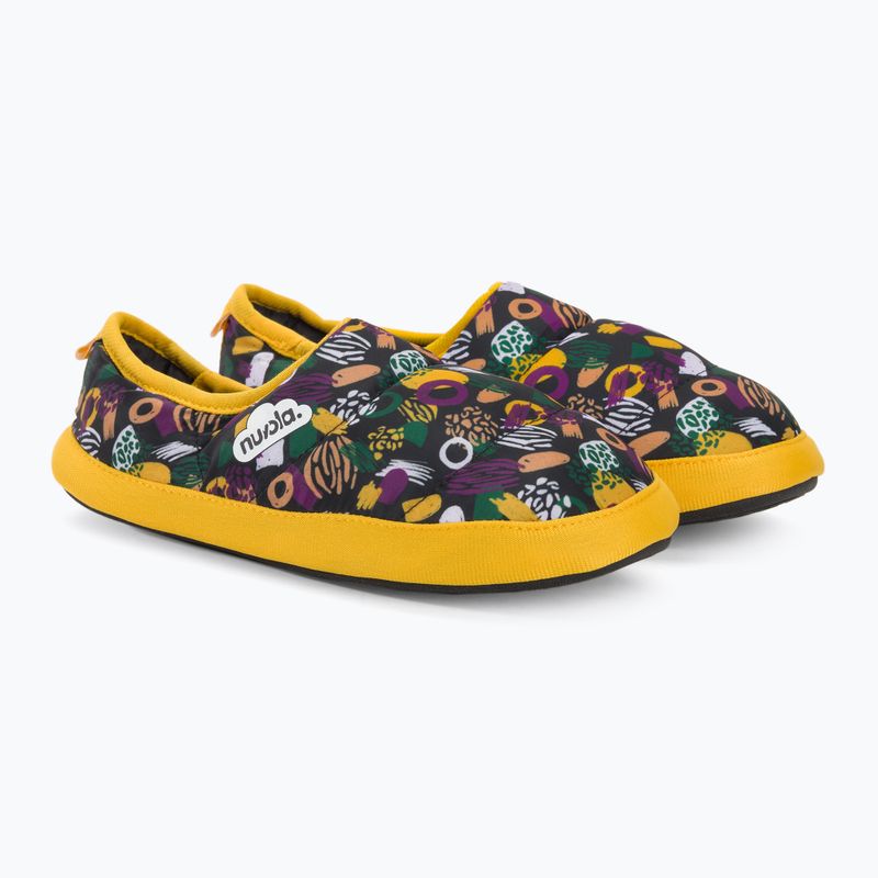 Papuci de iarnă pentru copii Nuvola Classic Printed guix yellow