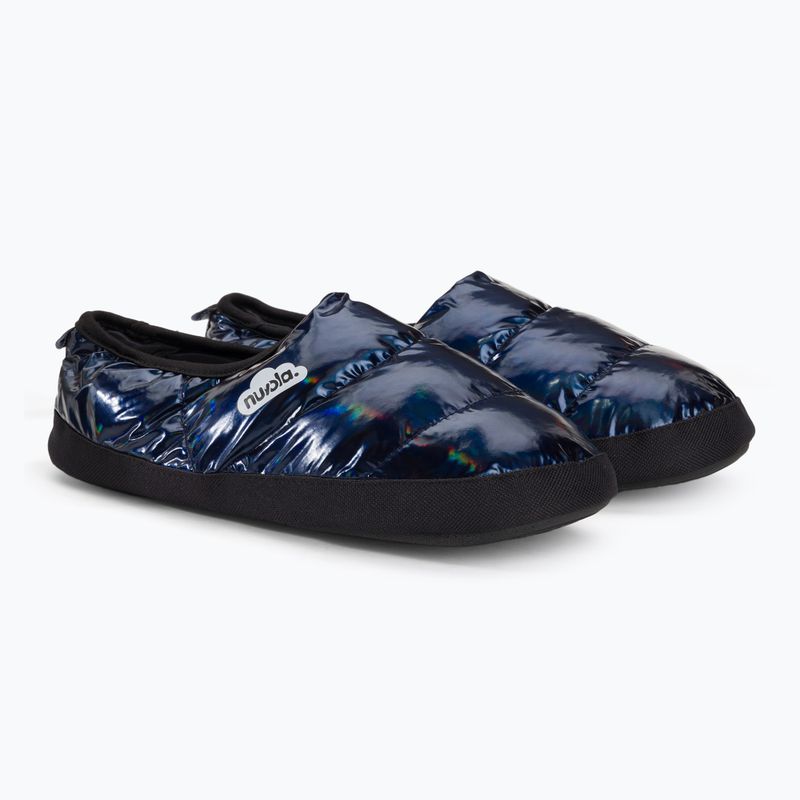 Papuci de iarnă Nuvola Classic metalic blue