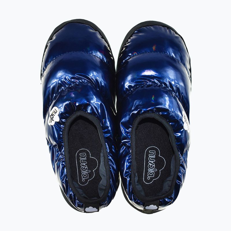 Papuci de iarnă Nuvola Classic metalic blue