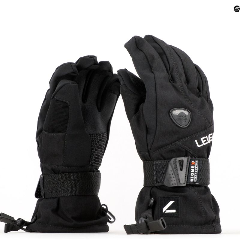 Mănuși de snowboard pentru copii Level Fly negru 4001JG.01 7