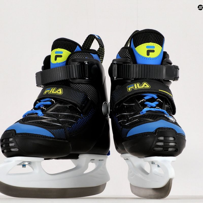 Patine pentru copii FILA X-One blue/lime 10