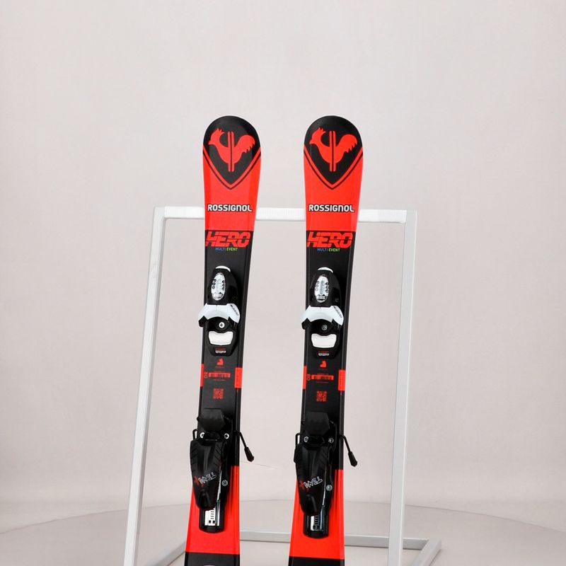 Schiuri de coborâre pentru copii Rossignol Hero Pro + Team 4 GW Black Bulk red 13