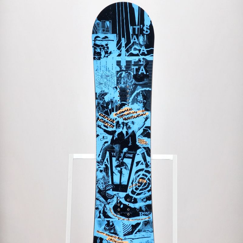 Snowboard pentru copii CAPiTA Scott Stevens Mini negru-albastru 1221143 11