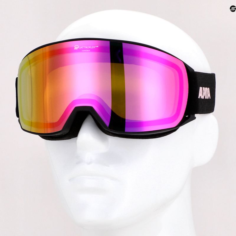 Ochelari de schi Alpina Nakiska Q-Lite black/rose matt/pink 9