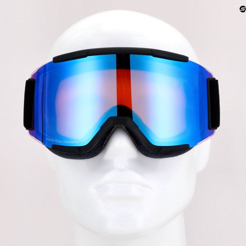 Ochelari de schi Smith Squad black/chromapop photochromic rose flash M00668 8