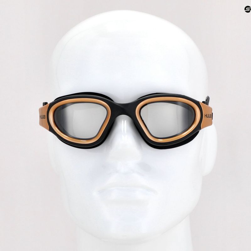 Ochelari de înot HUUB Aphotic Photochromic negru-maro A2-AG 7