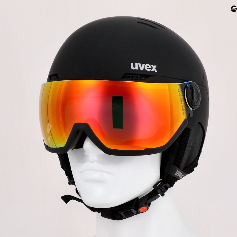 Cască de schi UVEX Wanted Visor negru 56/6/262/1005 9