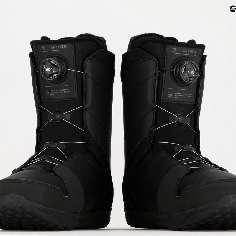 Cizme de snowboard pentru bărbați RIDE Anthem negru 12E2010 9