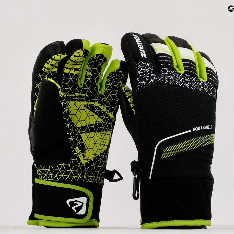 Mănuși de schi pentru copii Ziener Lonzalo AS negre 801922 8