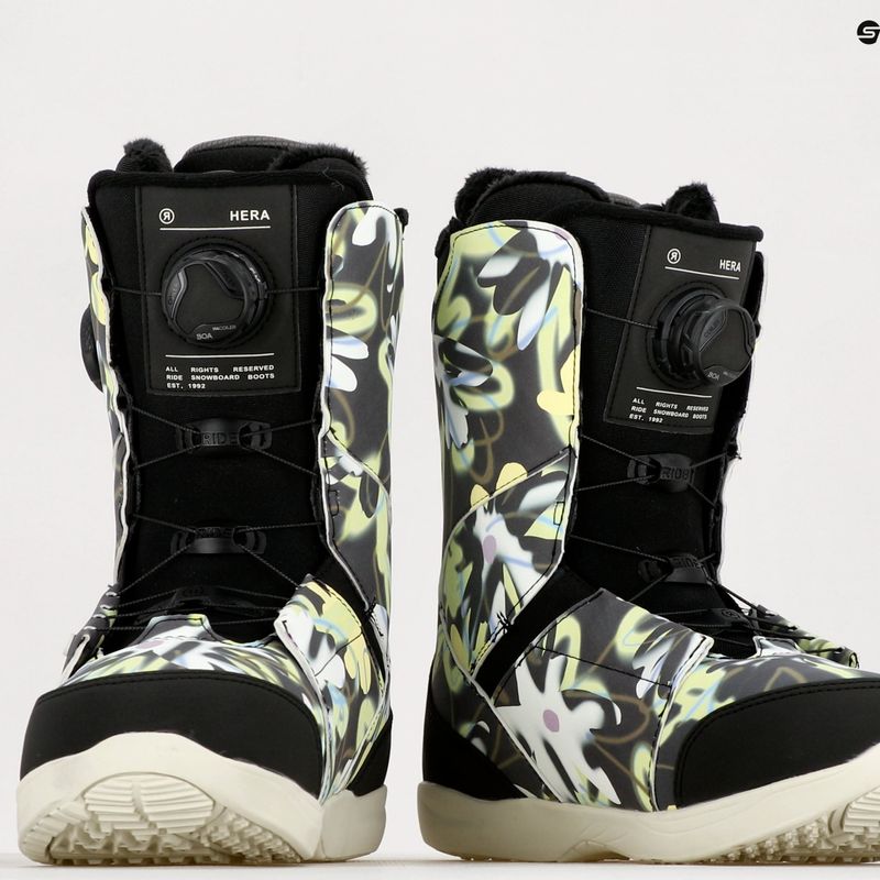 Cizme de snowboard pentru femei RIDE Hera negru-verde 12G2016 16