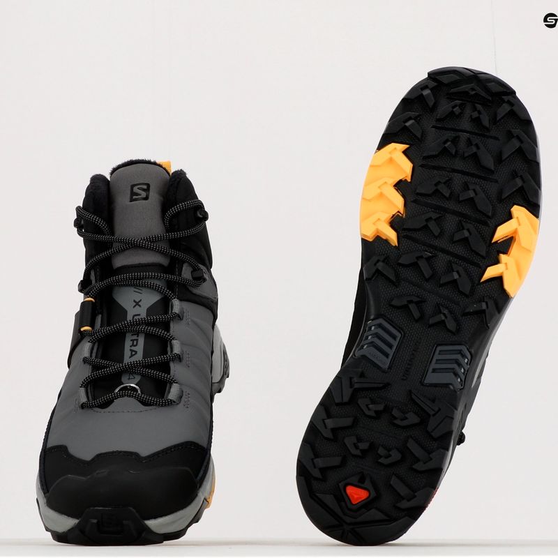 Încălțăminte de trekking pentru bărbați Salomon X Ultra 4 MID Winter TS CSWP gri-neagră L41355200 20