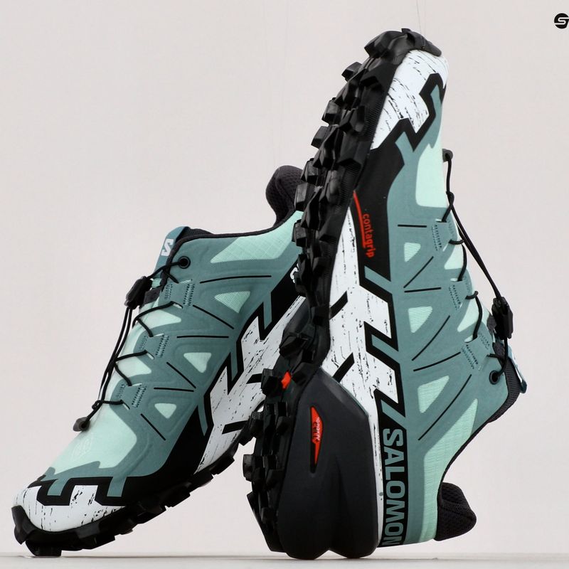 Încălțăminte de alergat pentru femei Salomon Speedrcross 6 verde L41743100 13