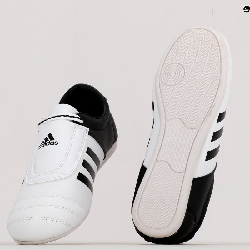 Încălțăminte de taekwondo adidas Adi-Kick Aditkk01 alb-neagră ADITKK01