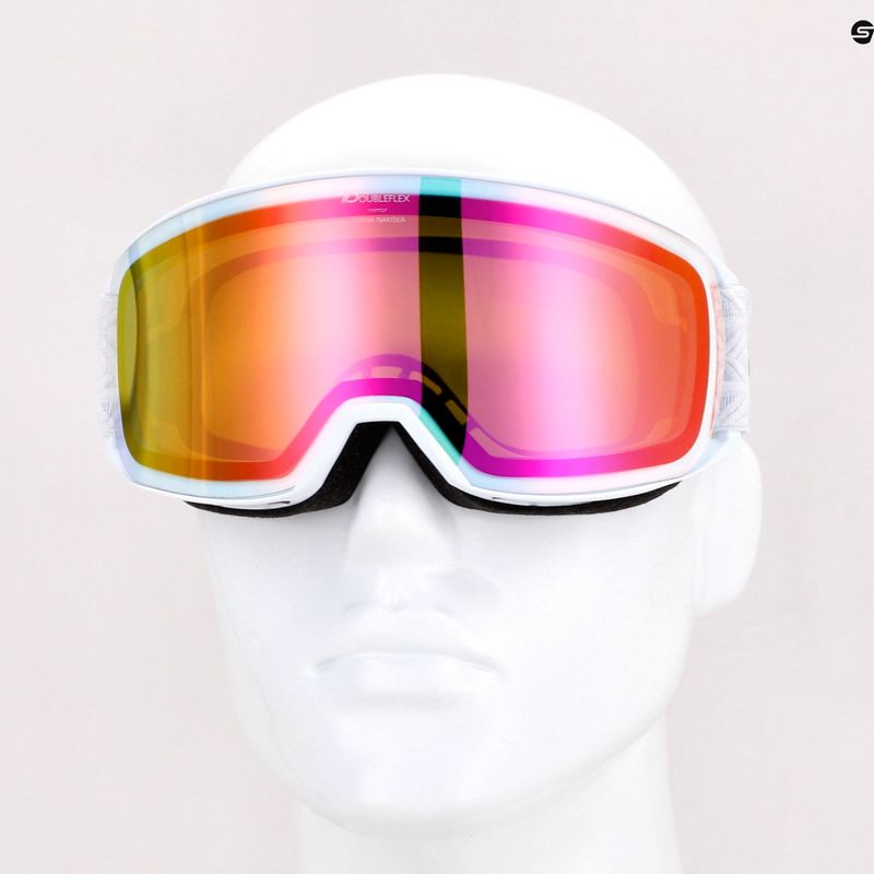 Ochelari de schi Alpina Nakiska Q-Lite white matt/pink 5