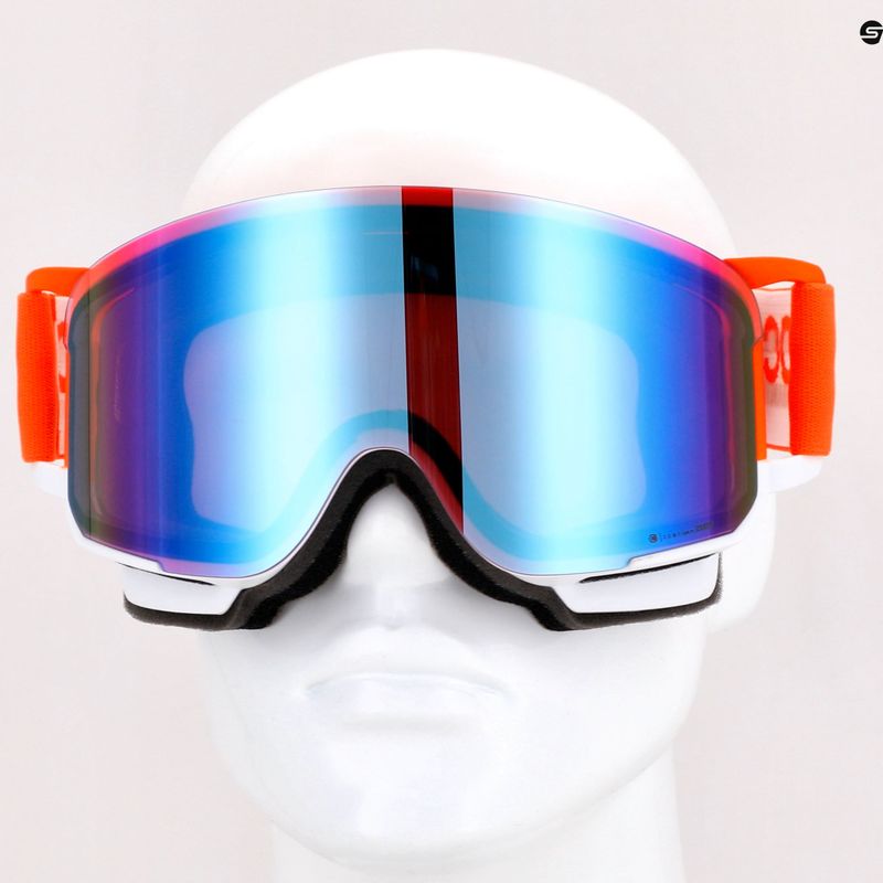 Ochelari de schi POC Nexal Clarity Comp fluorescent orange/hydrogen white/spektris blue 13