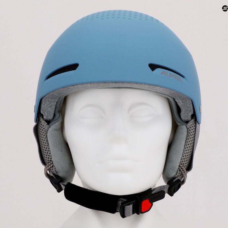 Căști de schi pentru copii Alpina Zupo skyblue matt 14