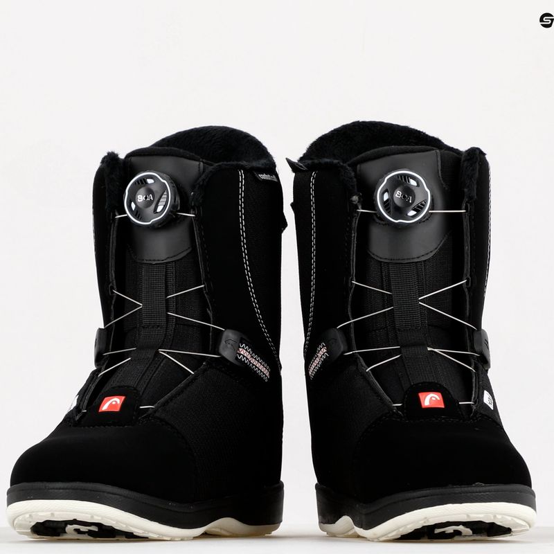 Cizme de snowboard pentru copii HEAD Jr Boa negru 355308 9