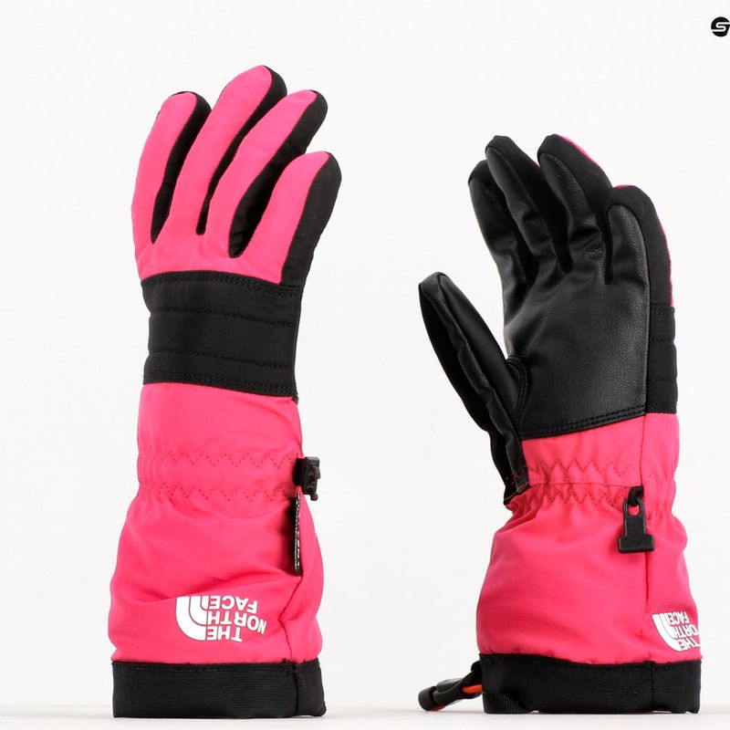 Mănușă de schi pentru copii The North Face Montana Ski roz și negru NF0A7RHCND51