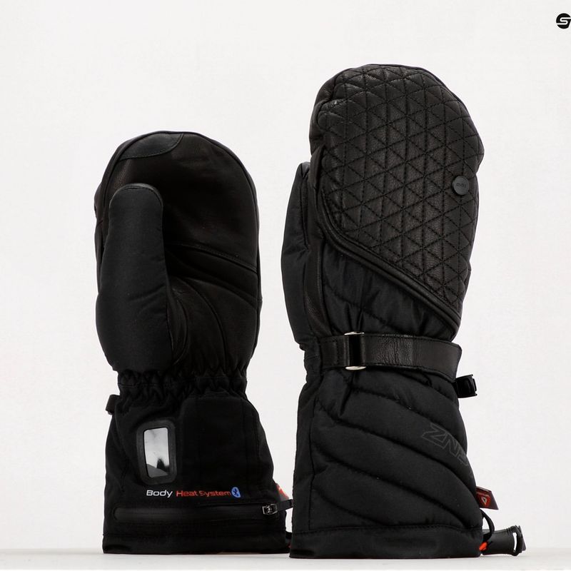 Mănușă de schi încălzită pentru femei LENZ Heat Glove 6.0 Finger Cap Mittens negru 1206 8