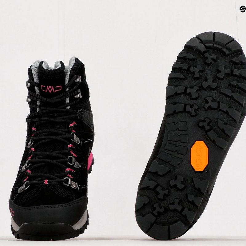 Cizme de trekking pentru femei CMP Athunis Mid negru 31Q4976 18