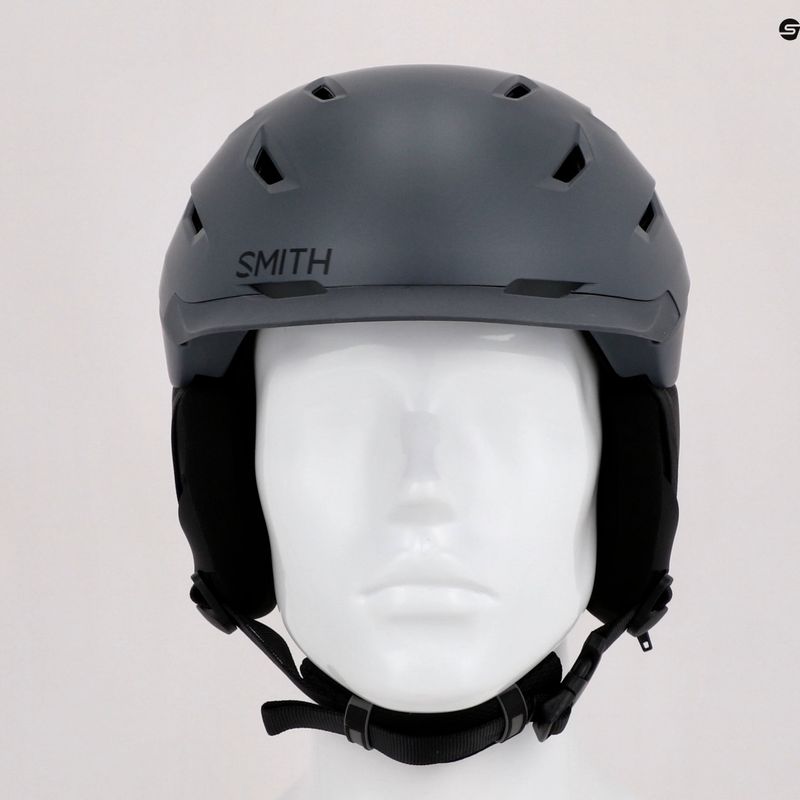 Cască de schi Smith Level gri E00629 13