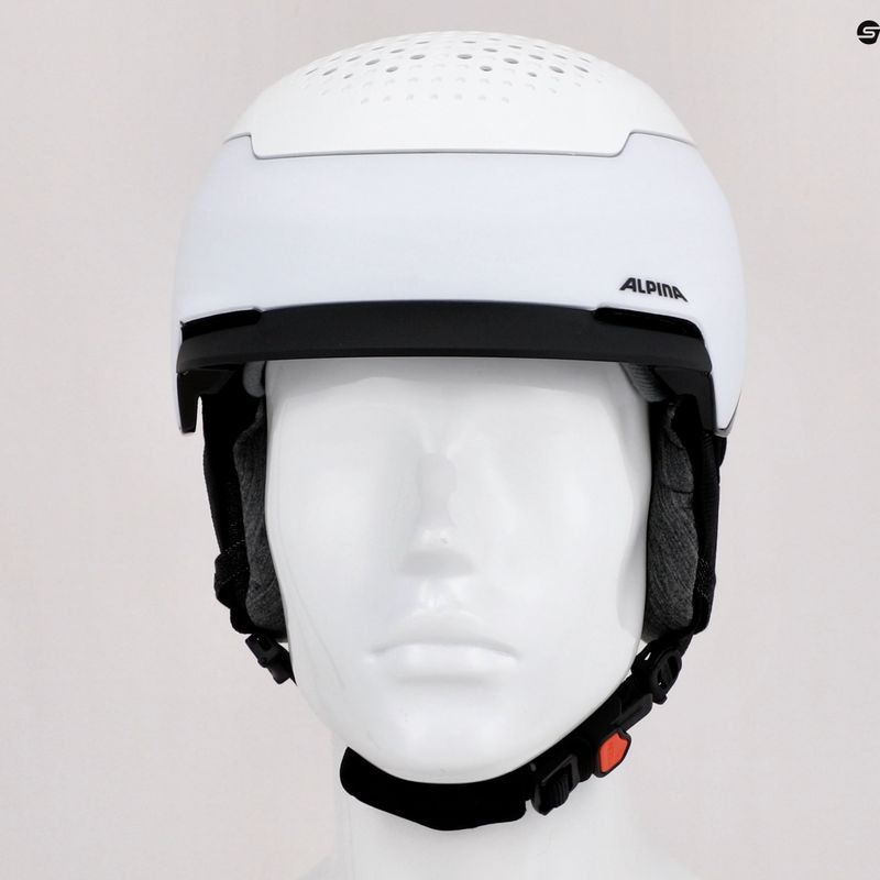 Cască de schi Alpina Gems white matt 15