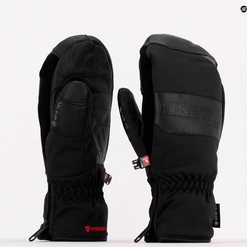 Mănuși de schi cu un singur deget pentru bărbați KinetiXx Blake Ski Alpin Mitten GTX, negru, 7019-270-01 7