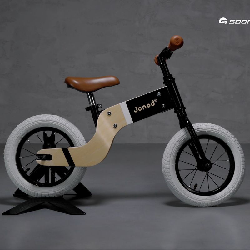 Bicicletă fără pedale pentru copii Janod Bikloon Deluxe, maro, J03281 5