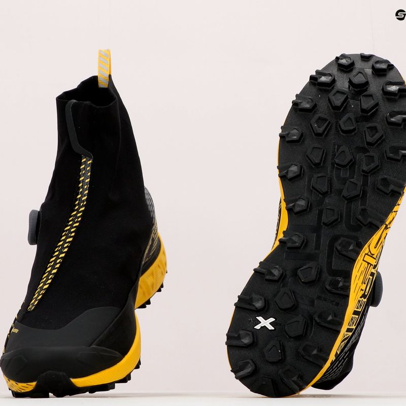 La Sportiva încălțăminte de alergare de iarnă pentru bărbați Cyclone Cross GTX negru/galben 56C999100 18